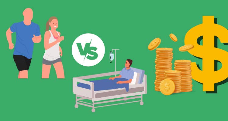 医疗成本: 预防和治疗比一比 