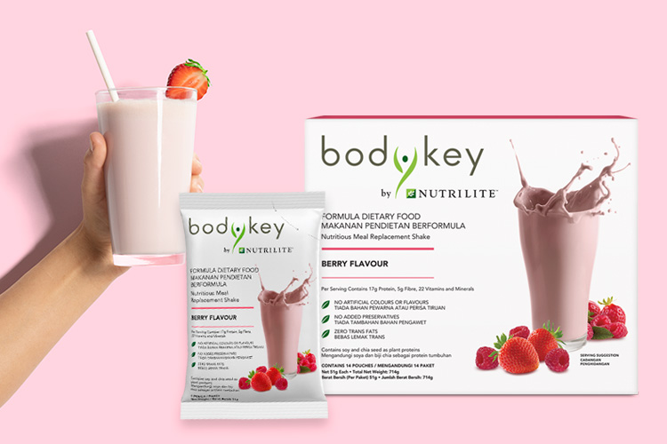 BodyKey Meal Replacement Shake (Berry)