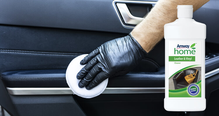 Maintain your leather interiors in top condition with the Amway Home Leather & Vinyl Cleaner