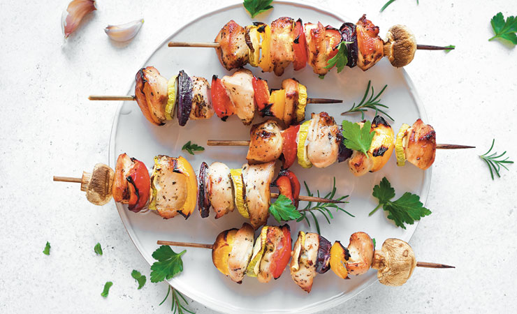 Grill meat and vegetables using the BreadMaker