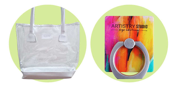 Free ARTISTRY Clear Tote Bag and Smartphone Grip.jpg