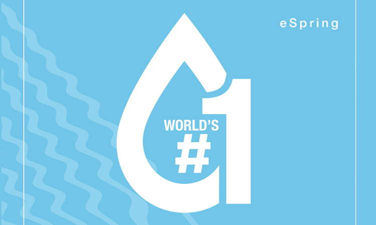 eSpring Water Treatment System is the world’s No. 1 selling brand of home water treatment systems