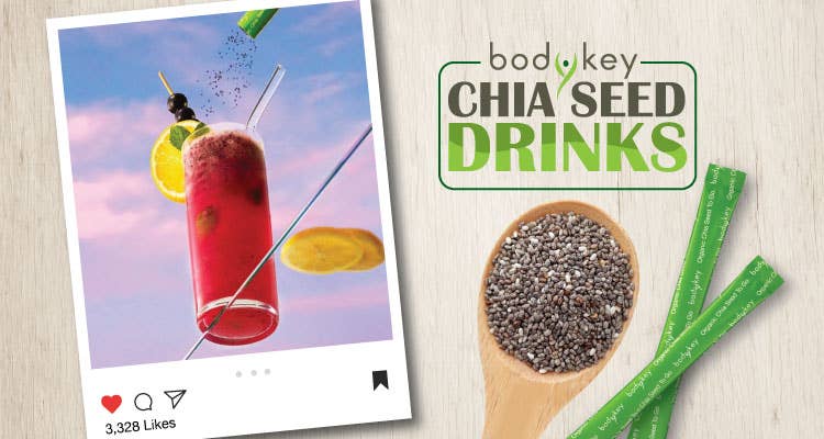 Include chia seed in your water or meals and kick hunger away! 