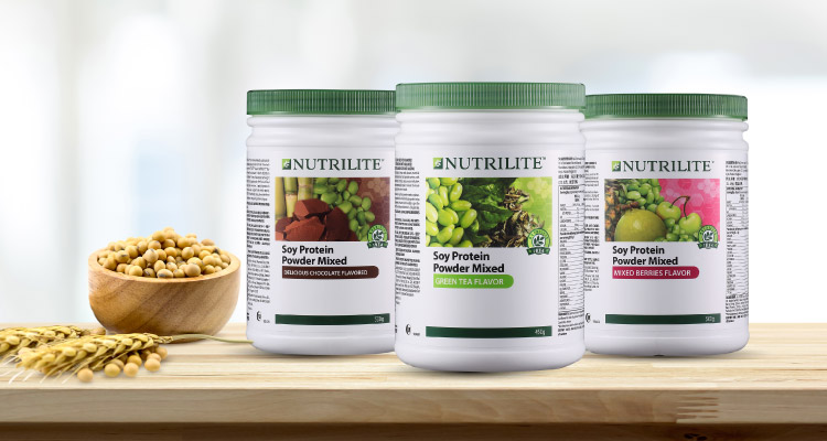 The Nutrilite Soy Protein Drink has three flavours.jpg