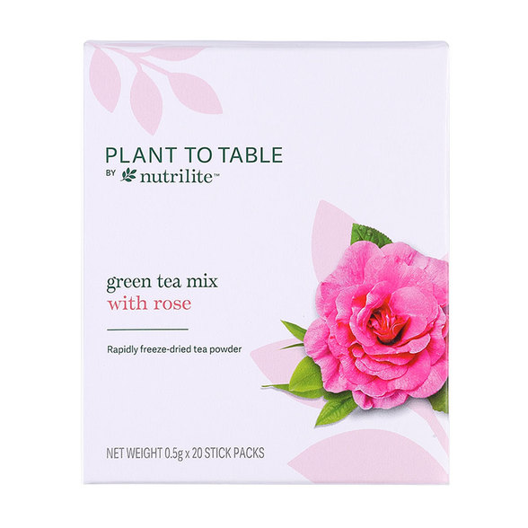 Plant To Table By Nutrilite Green Tea Mix With Rose.jpeg