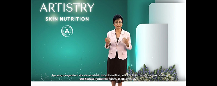 Shamini Devi Senior Nutrition and Wellness Trainer explains the convergence between Nutrilite & ARTISTRY