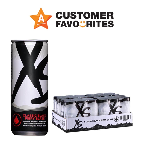 XS Classic Black Fiery Blaze-4 Pack Of 6 Cans.jpeg