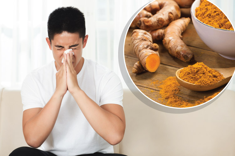 Reduce sickness by resorting to herbal medicine such as turmeric