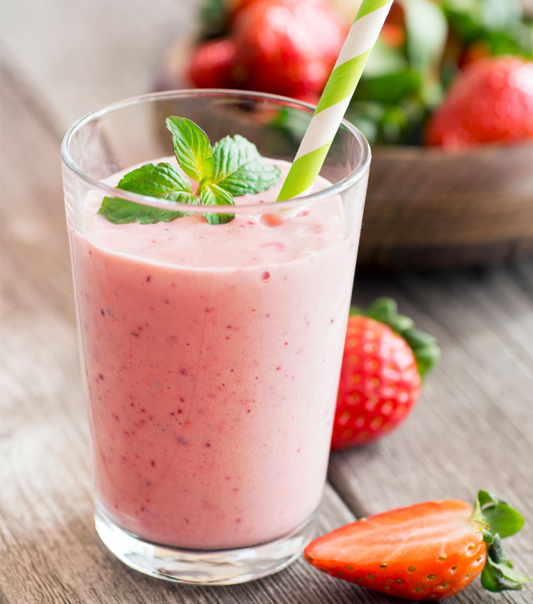 Protein Strawberry Cooler