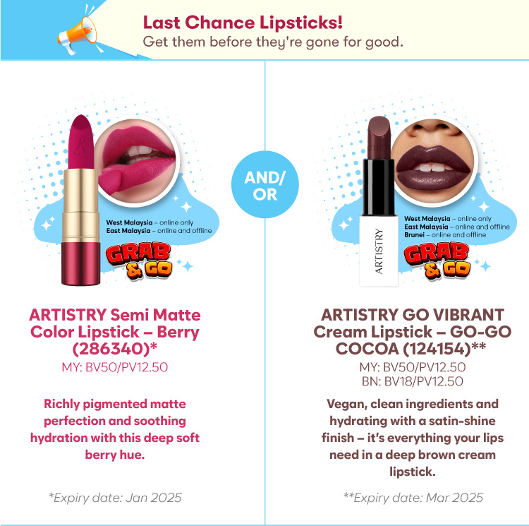 ARTISTRY Grab & Go Promo​