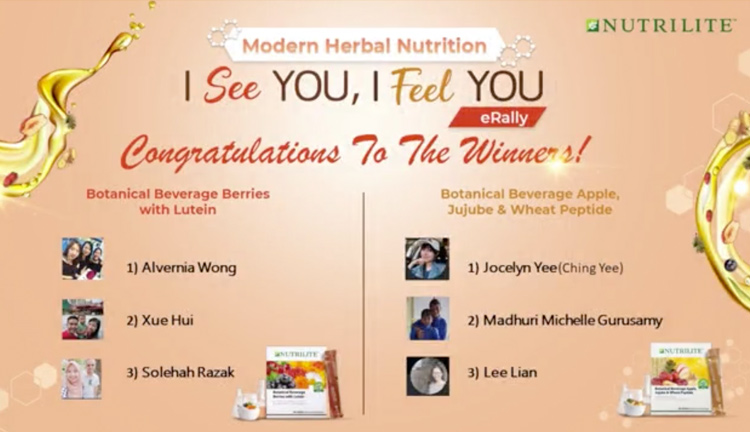 Six lucky winners won brand new supplements after being the quickest in correctly answering a health quiz held during the event.jpg