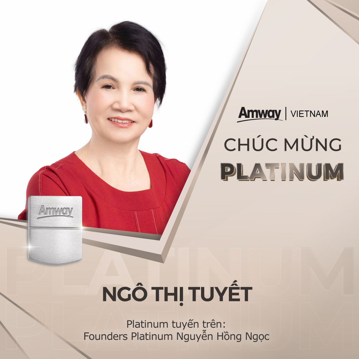 AmwayNow | Danh Hiệu Platinum Tháng 02/2026 | Amway Việt Nam