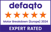 Defaqto 5 Star Motor Breakdown Europe 2023