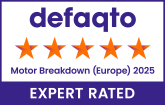 Defaqto Expert Rated 5 Star Motor Breakdown Europe