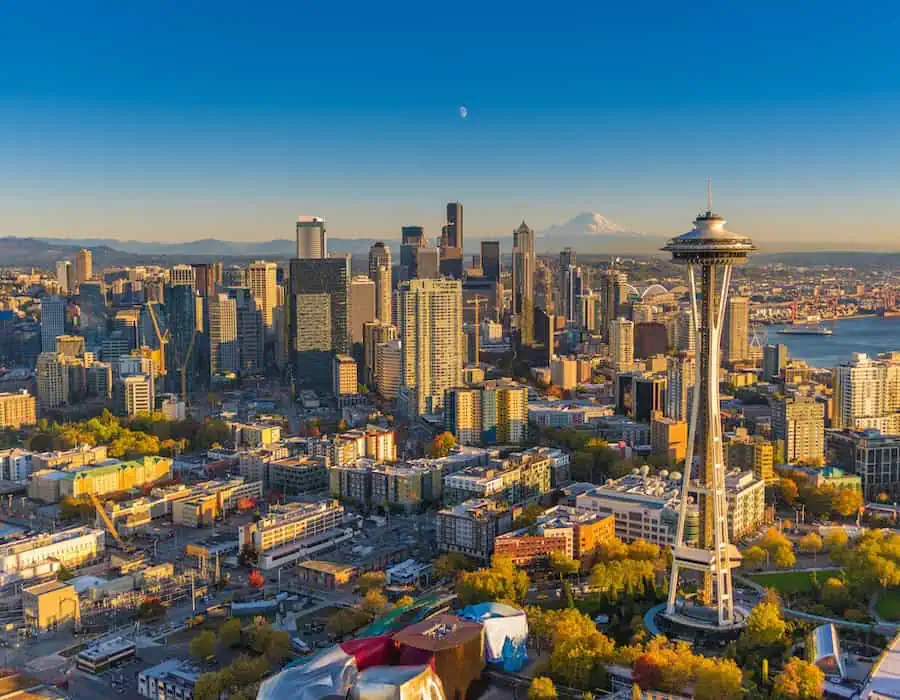 Seattlescape - Aerial of Downtown Seattle