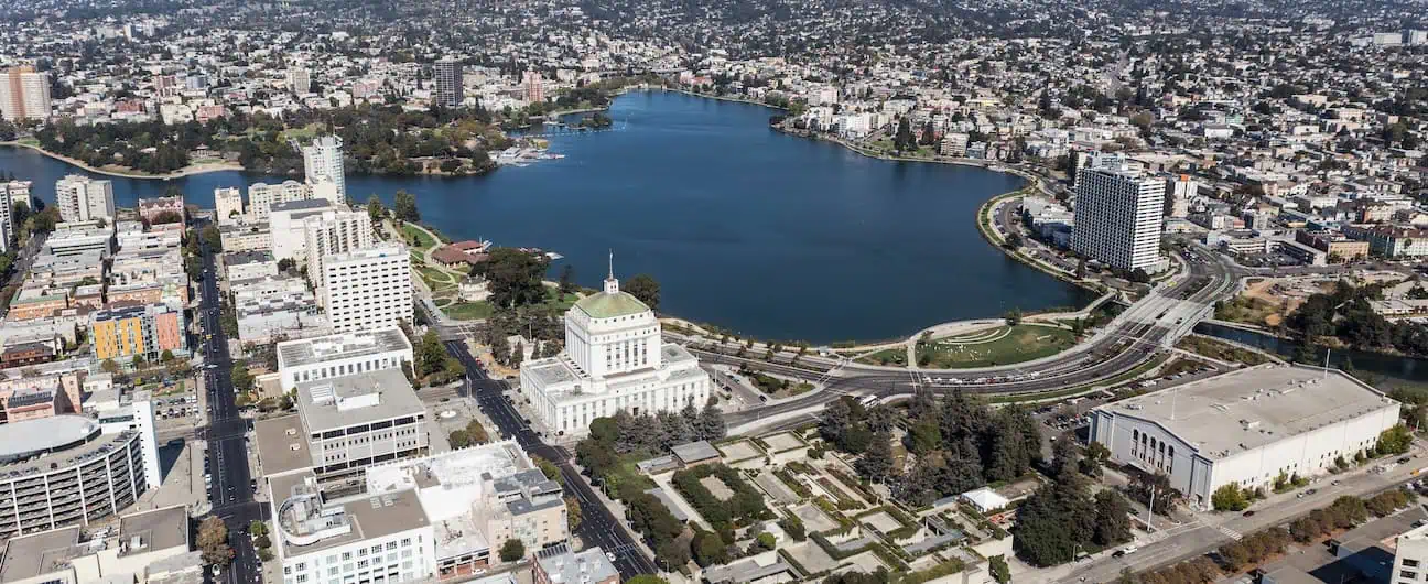 A view of downtown Oakland, CA