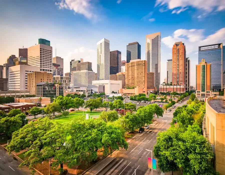 Houston, Texas, USA Skyline.