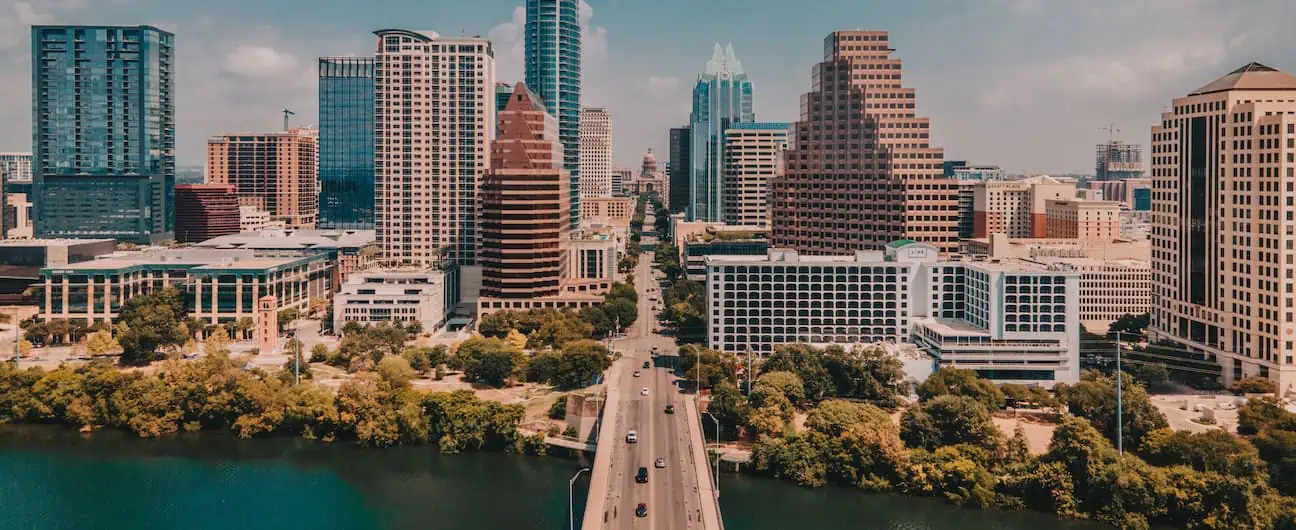 A view of downtown Austin, Tx