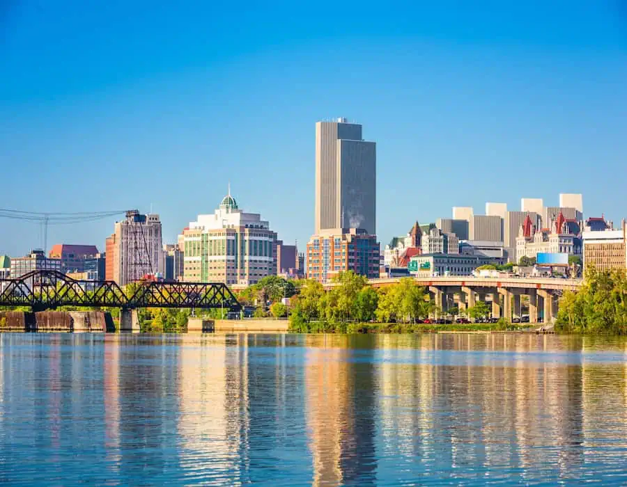 Albany, New York, USA Cityscape.