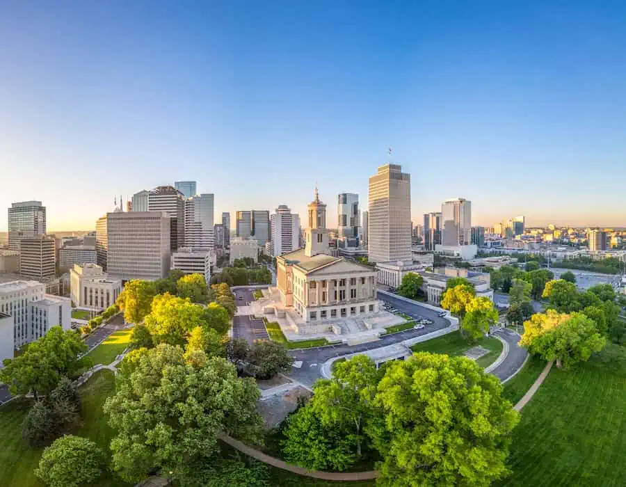 Nashville, Tennessee, USA at Dawn