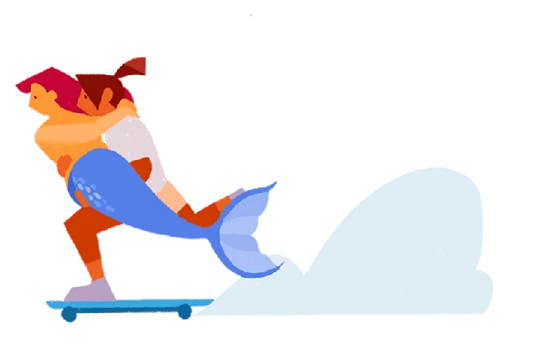 An illustrated graphic