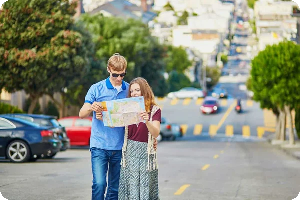 A Couple Holding a Map