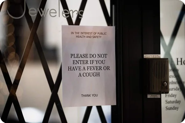Business closed due to COVID