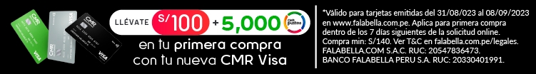 Pide tu nueva CMR Visa