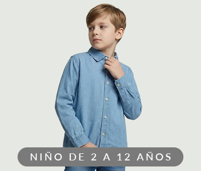 VESTUARIO NIÑO DE 2 A 12 AÑOS