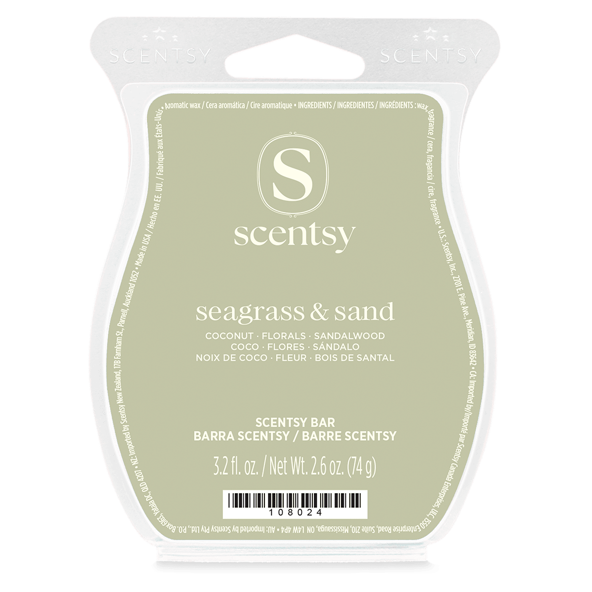 Seagrass and Sand Scentsy Bar