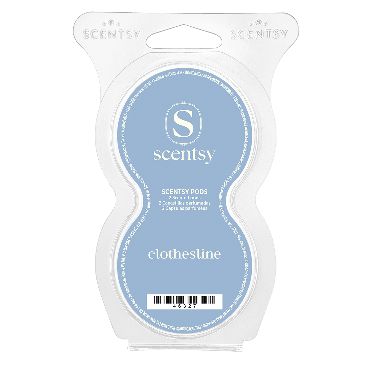 Clothesline Scentsy Pod Twin Pack
