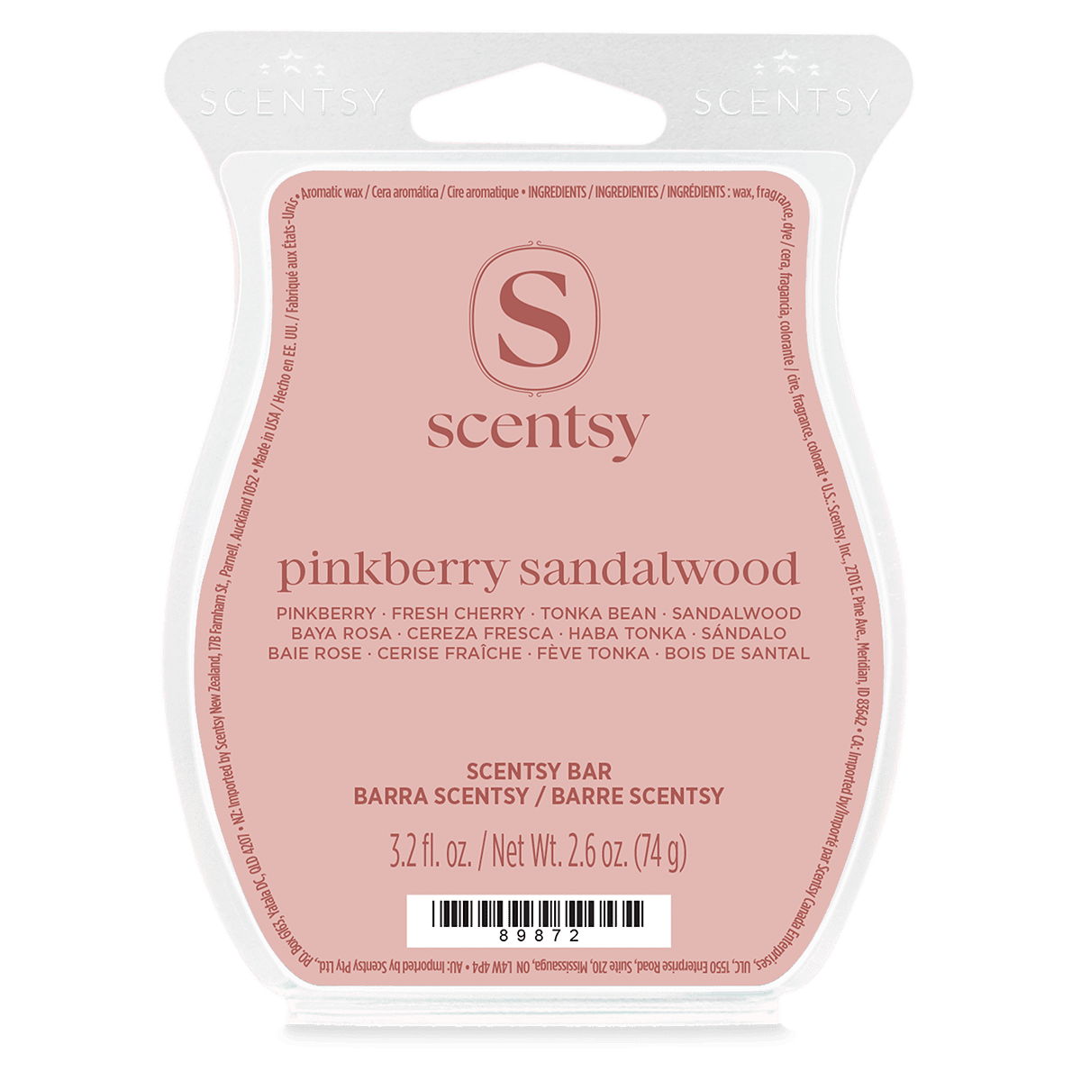 Pinkberry Sandalwood Scentsy Bar