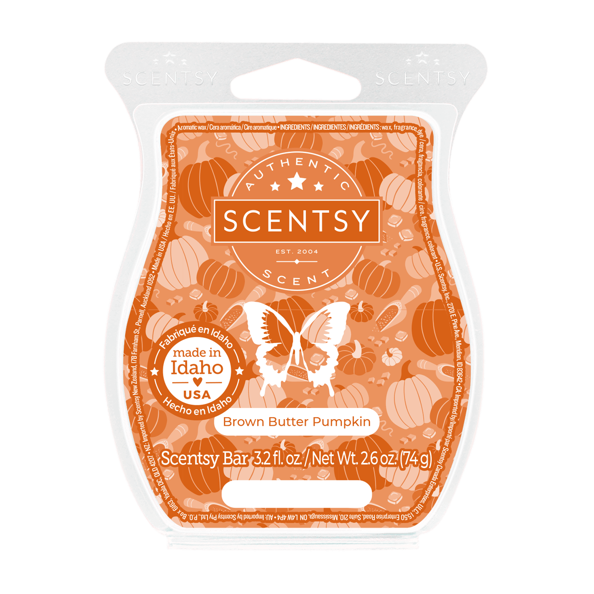 Brown Butter Pumpkin Scentsy Bar