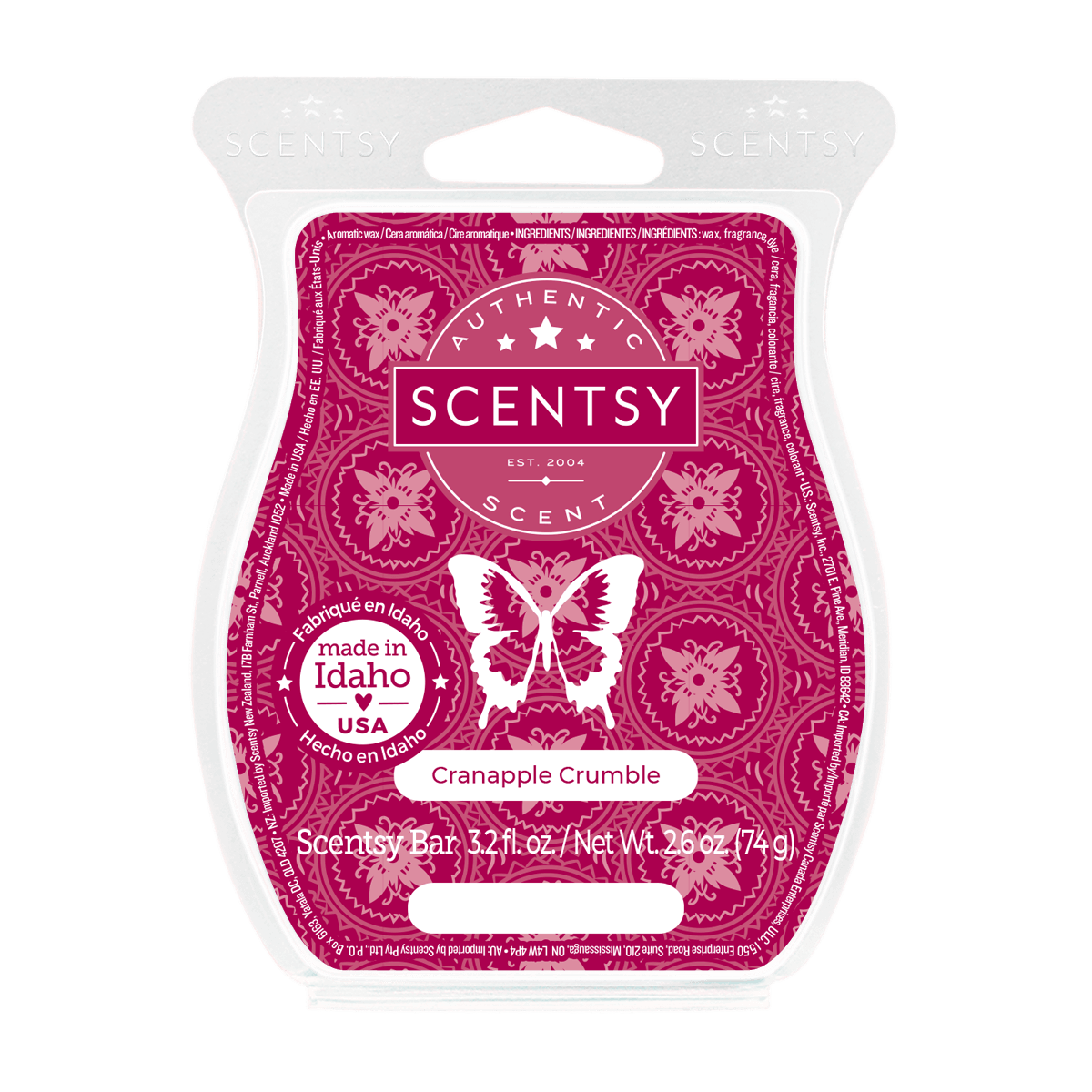 Cranapple Crumble Scentsy Bar