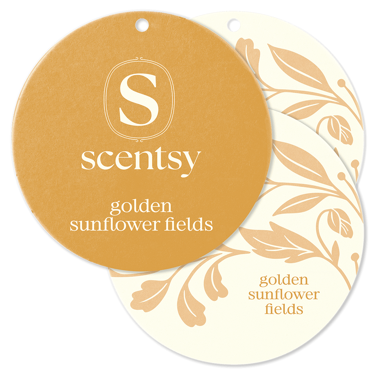 Golden Sunflower Fields Scent Circle 3-Pack