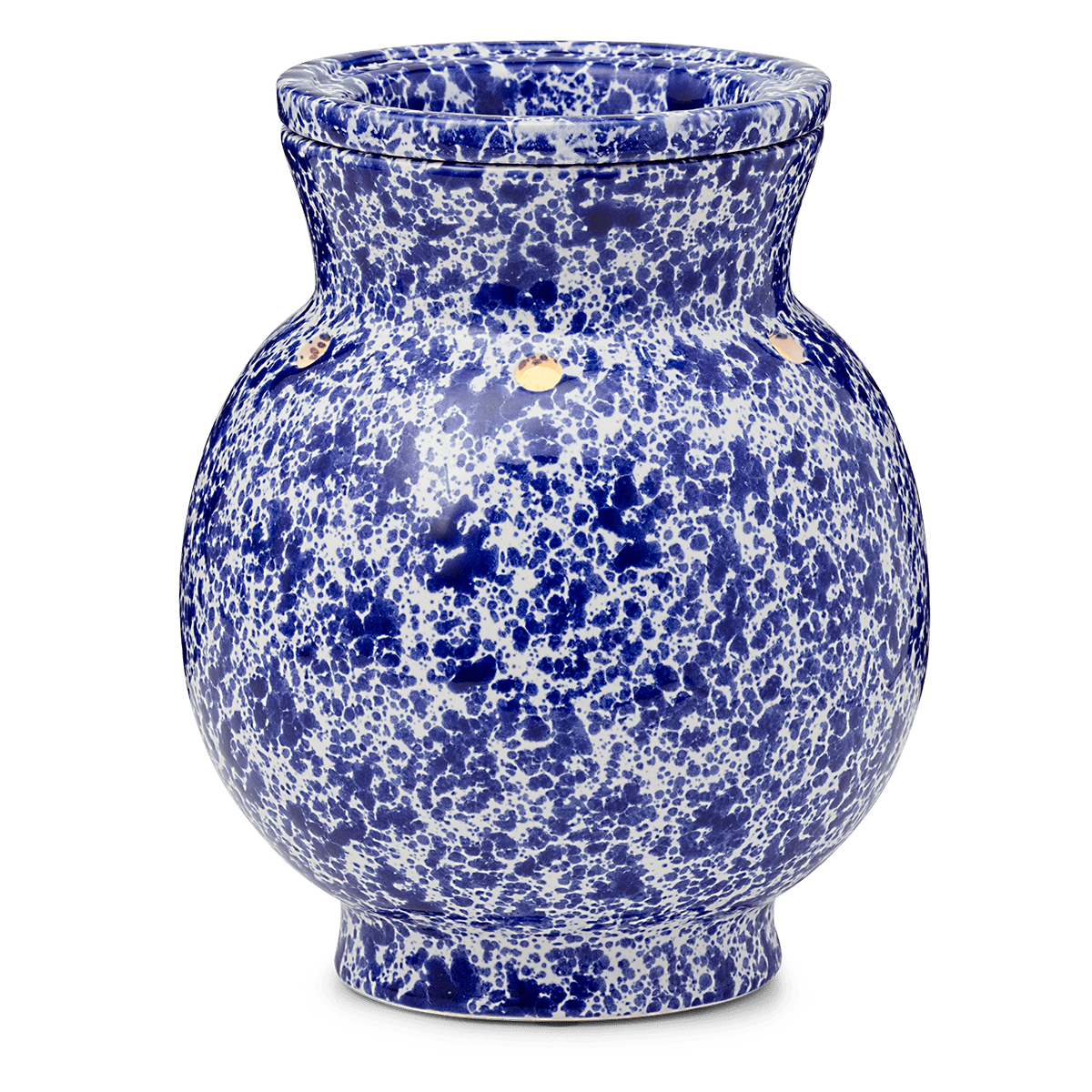 Blue Spongeware Scentsy Warmer