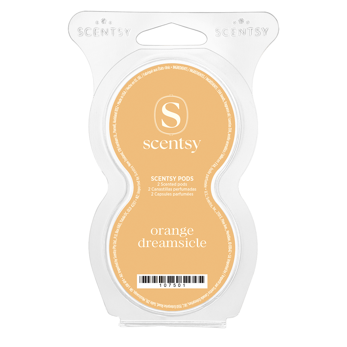 Orange Dreamsicle Scentsy Pod Twin Pack