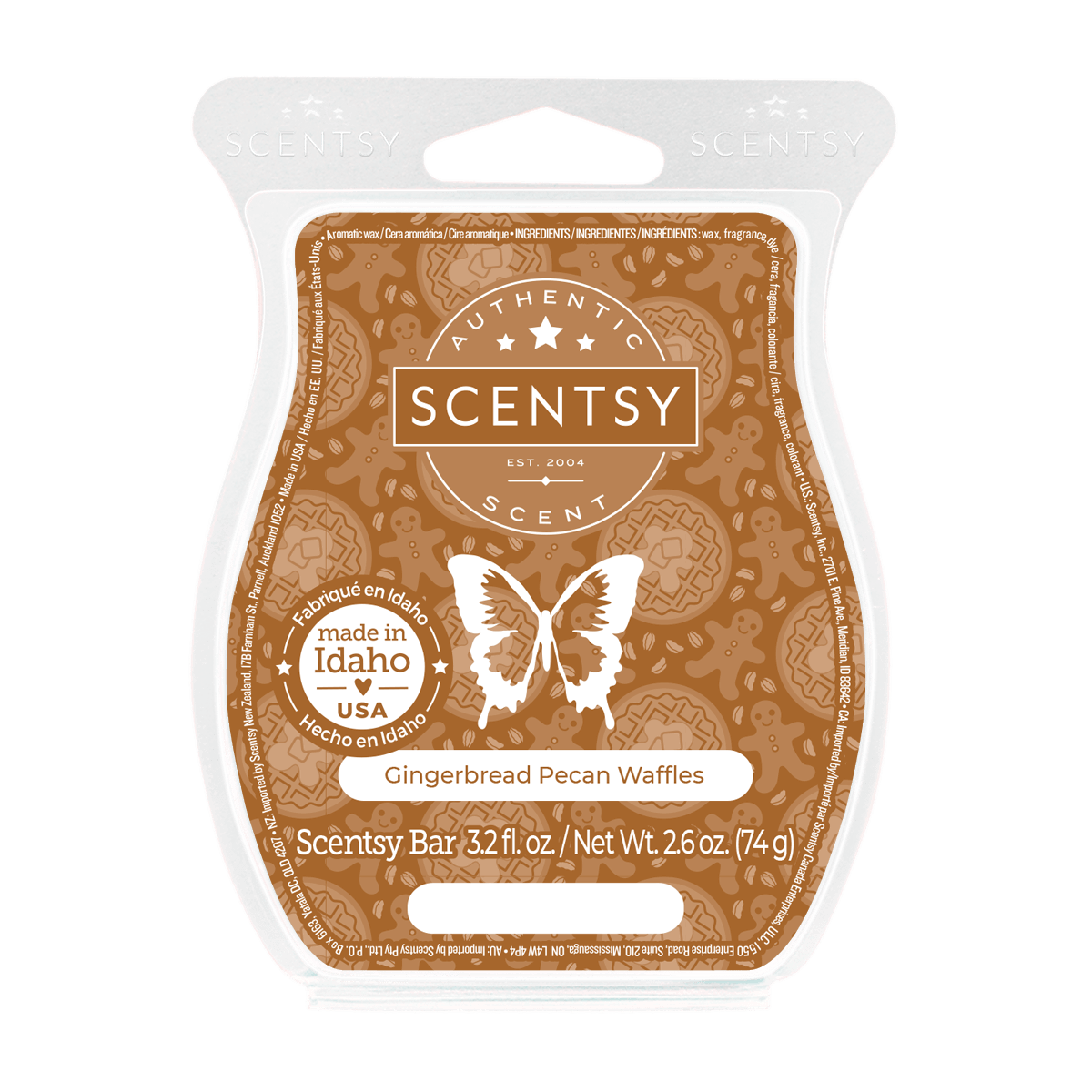 Gingerbread Pecan Waffles Scentsy Bar