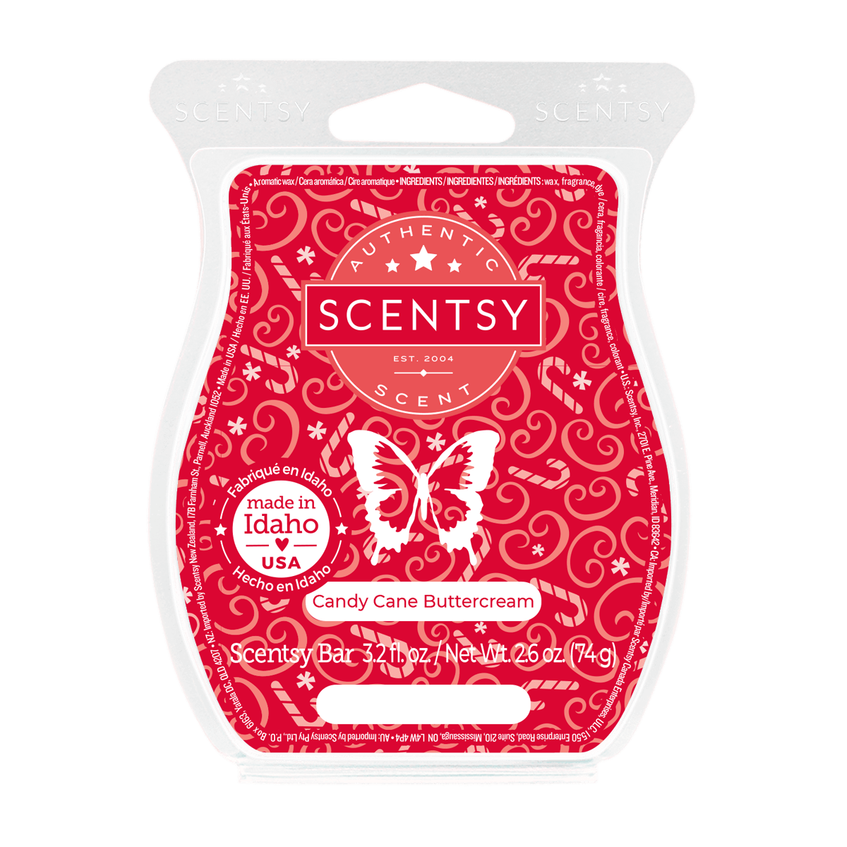 Candy Cane Buttercream Scentsy Bar