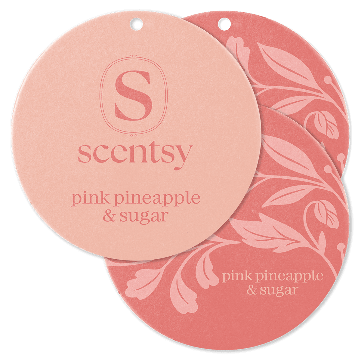 Pink Pineapple and Sugar Scent Circles