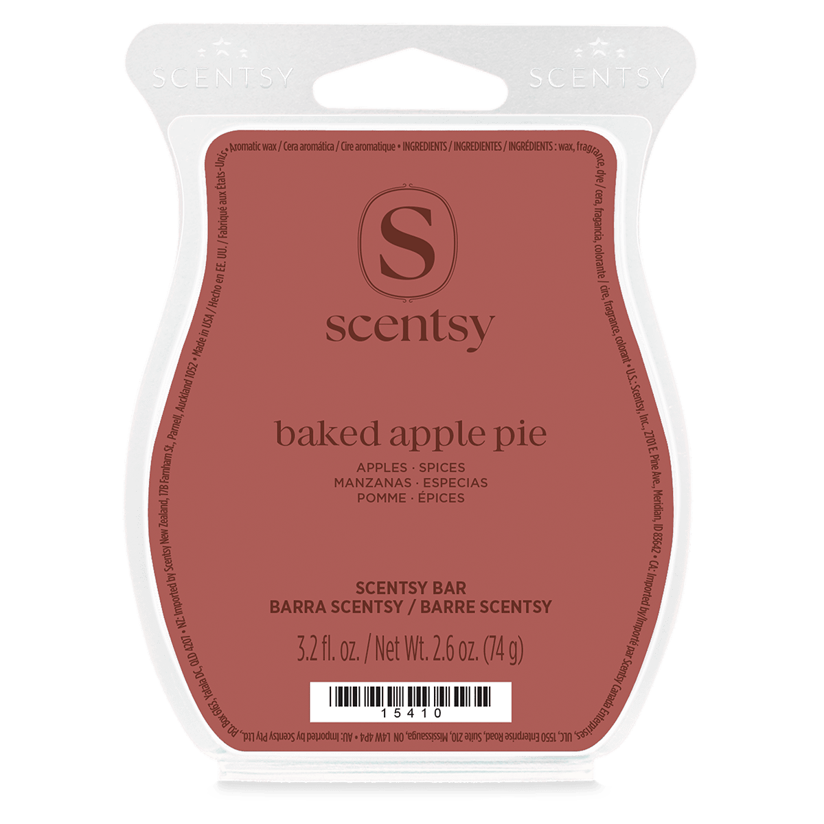 Baked Apple Pie Scentsy Bar