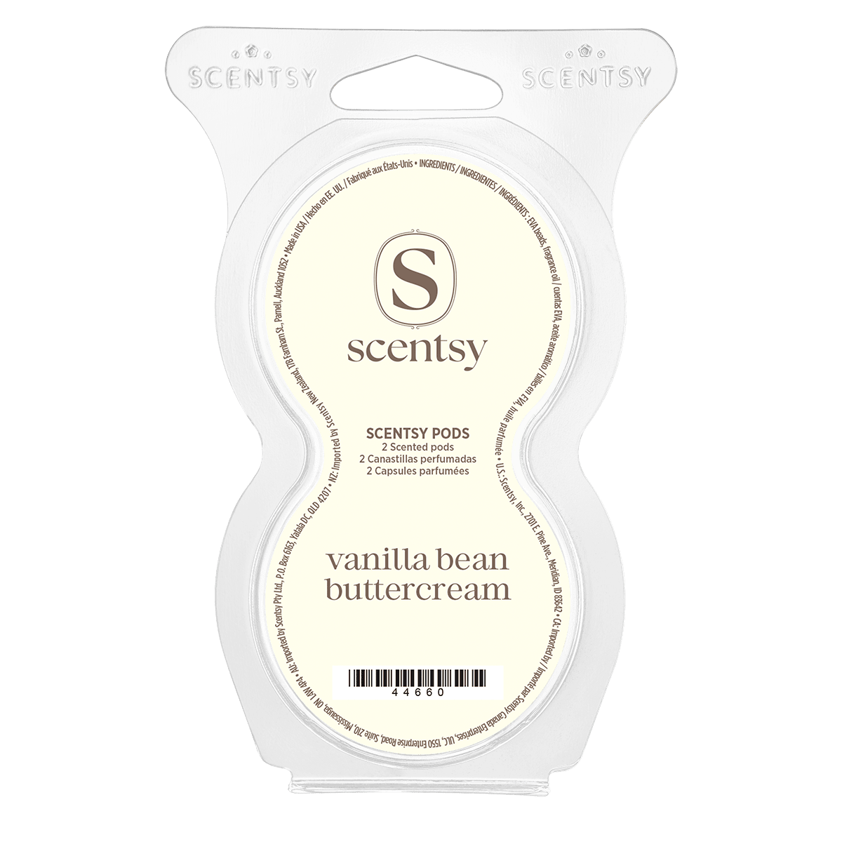 Vanilla Bean Buttercream Scentsy Pod Twin Pack