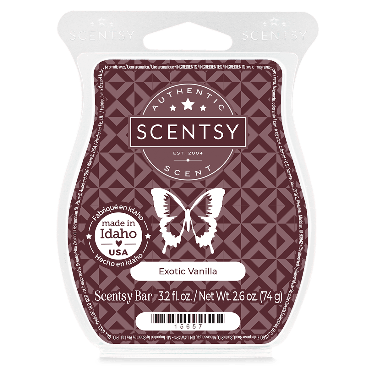 Exotic Vanilla Scentsy Bar