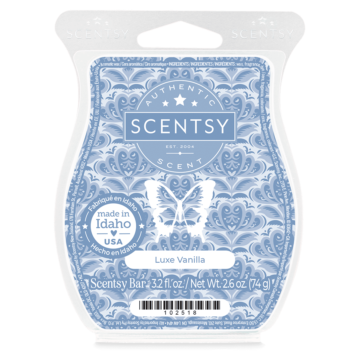 Luxe Vanilla Scentsy Bar