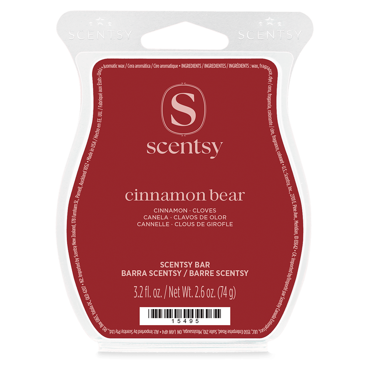 Cinnamon Bear Scentsy Bar