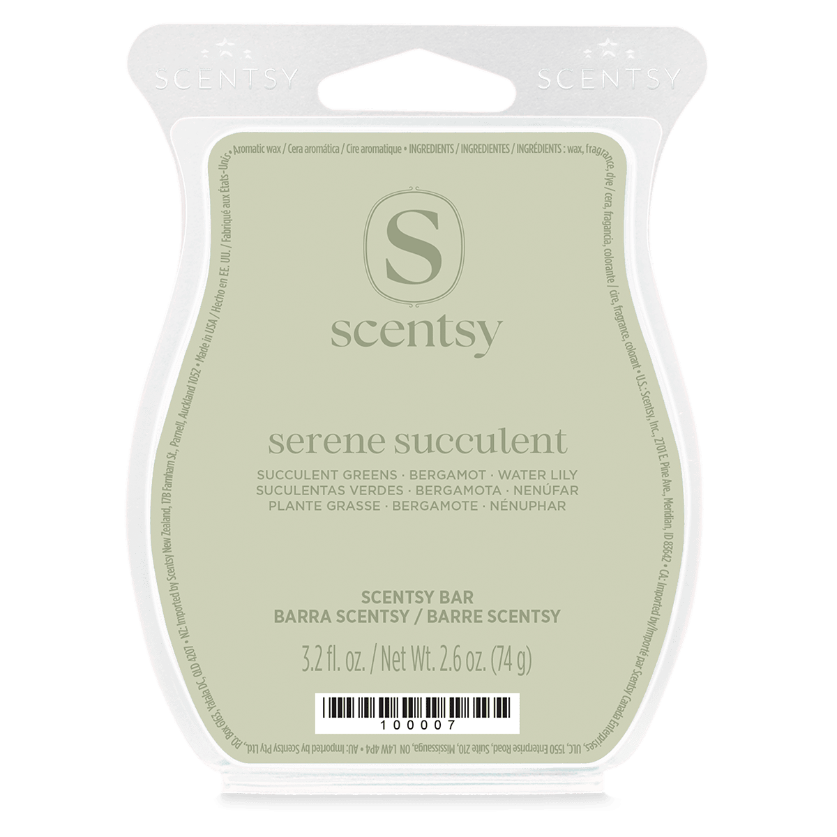 Serene Succulent Scentsy Bar