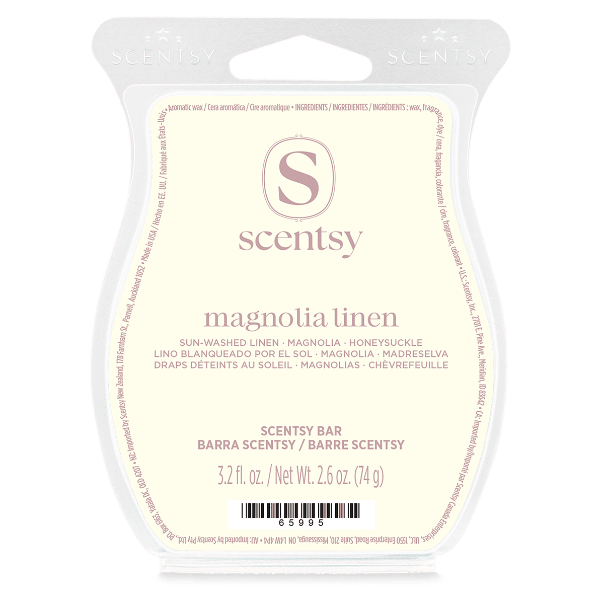 Magnolia Linen Scentsy Bar