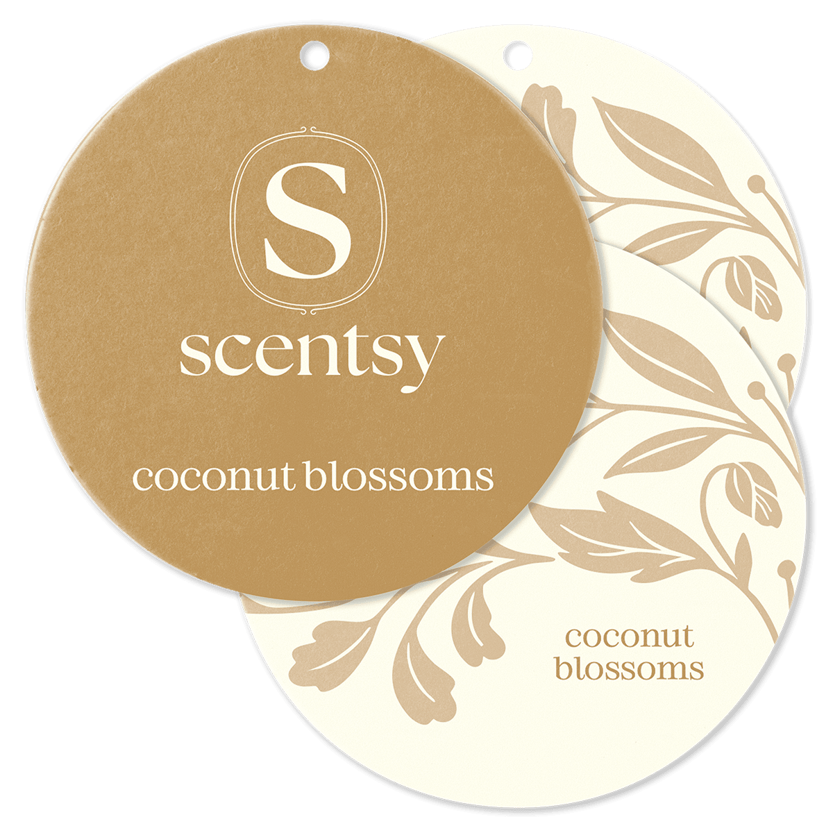 Coconut Blossoms Scent Circles