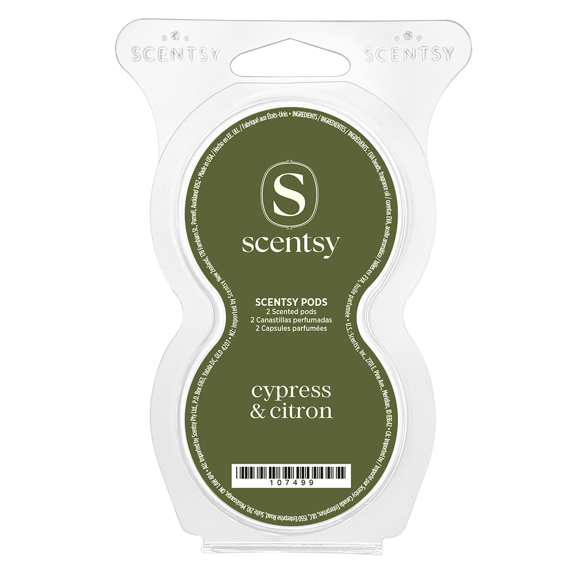 Cypress and Citron Scentsy Pod Twin Pack