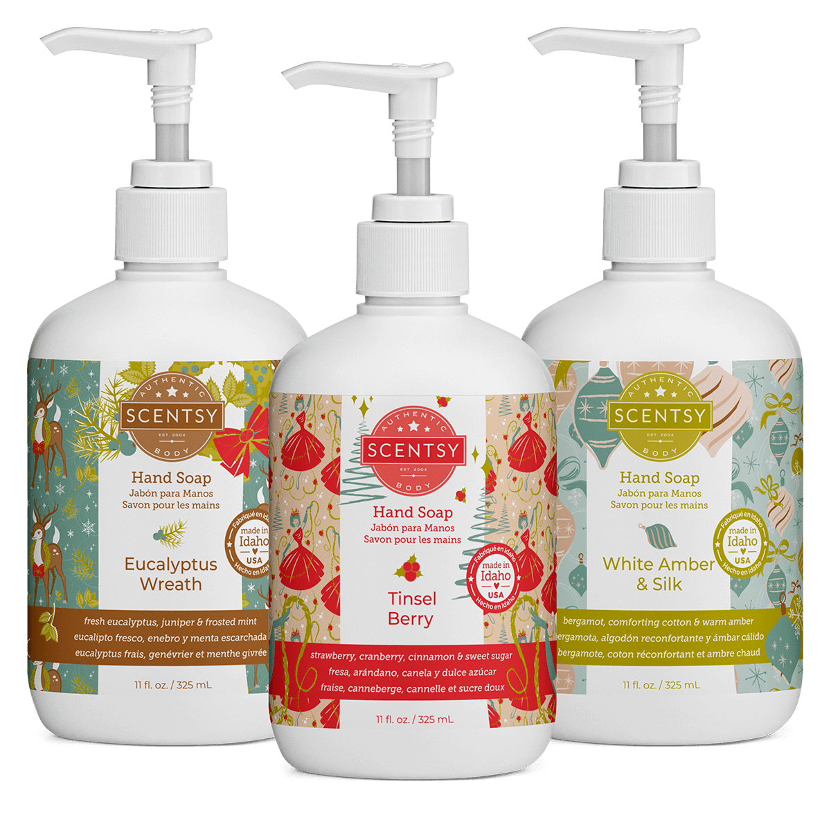 Holiday Hand Soap 3-pack